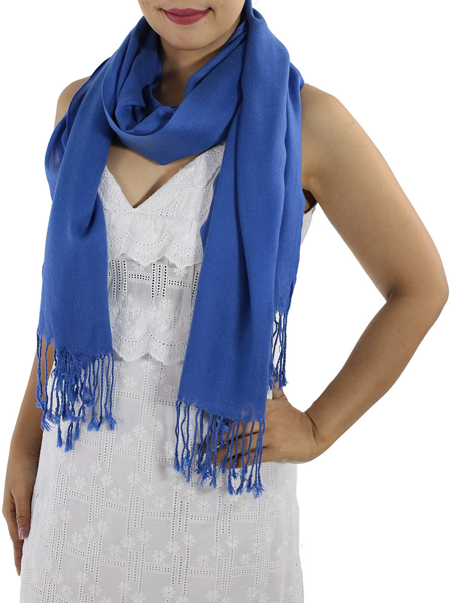 Cashmere Scarf, Black: image 7