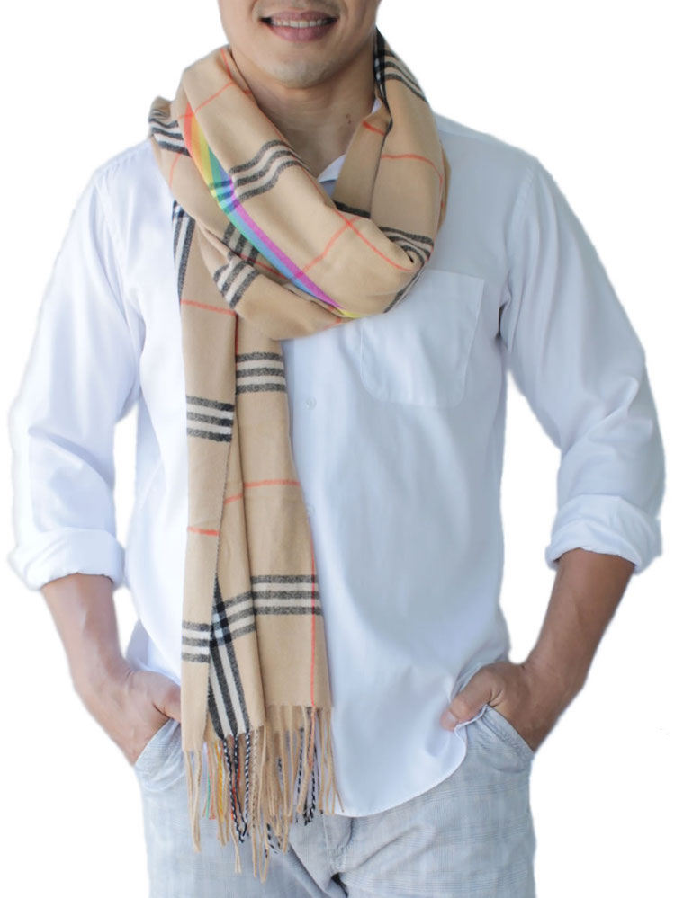 Mens Brown Scarf: image 2