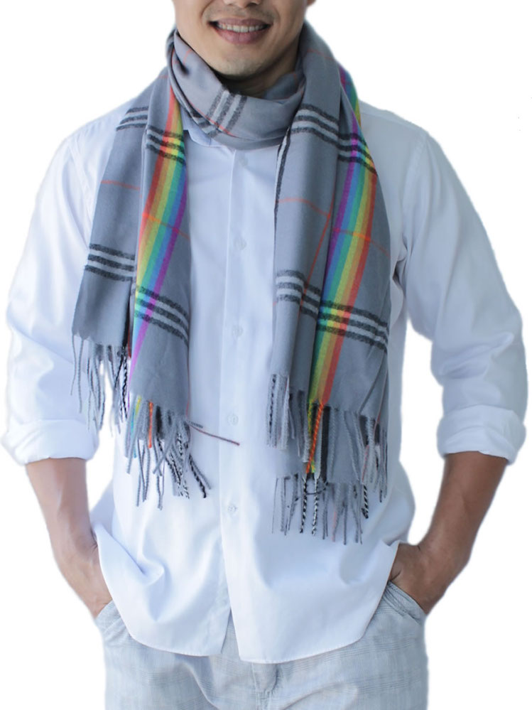Mens Scarf, Blue