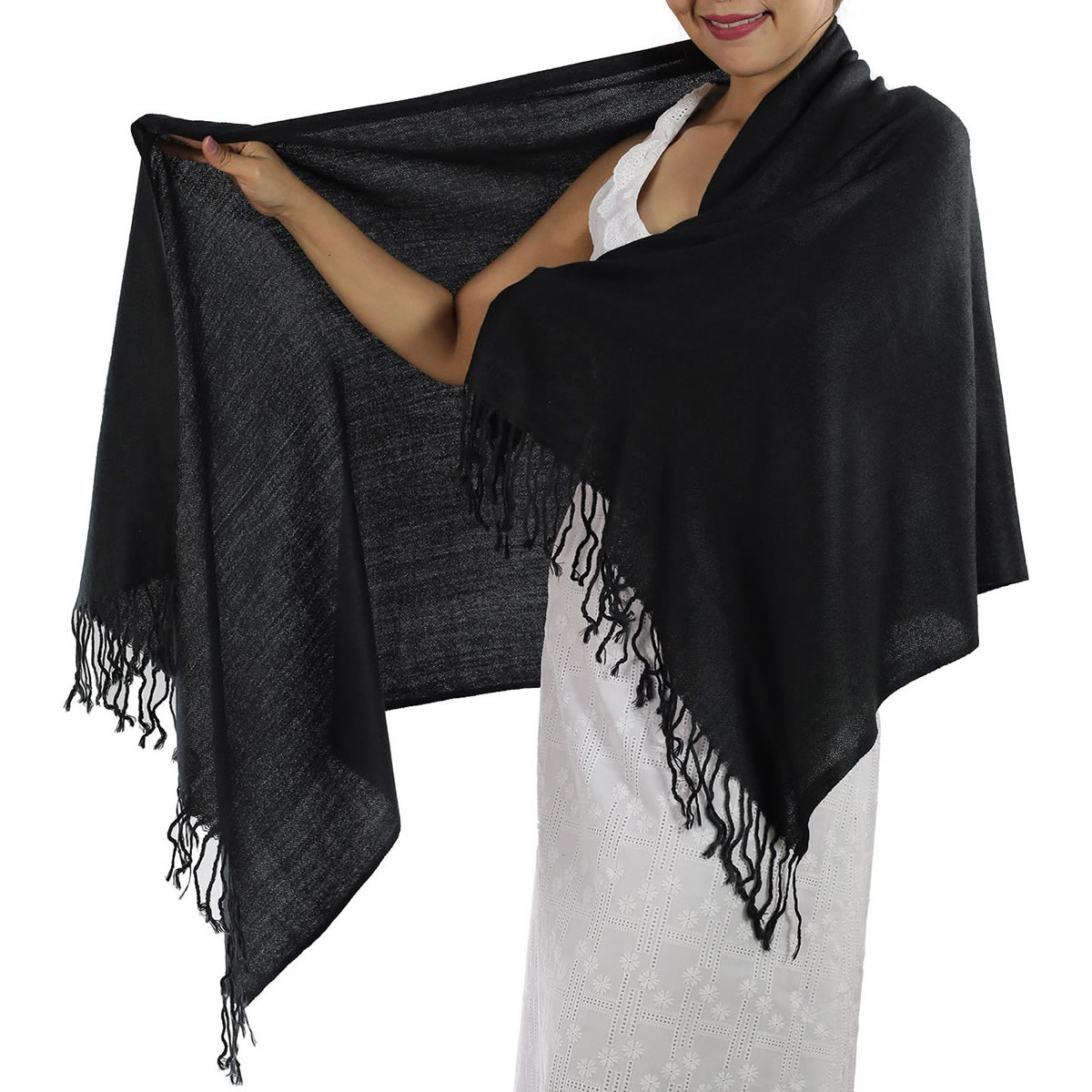 Black Pashmina Scarf