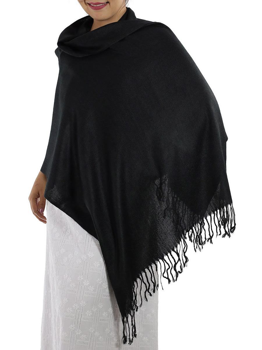 Black Pashmina Scarf