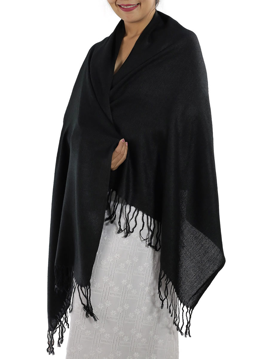 Black Pashmina Scarf