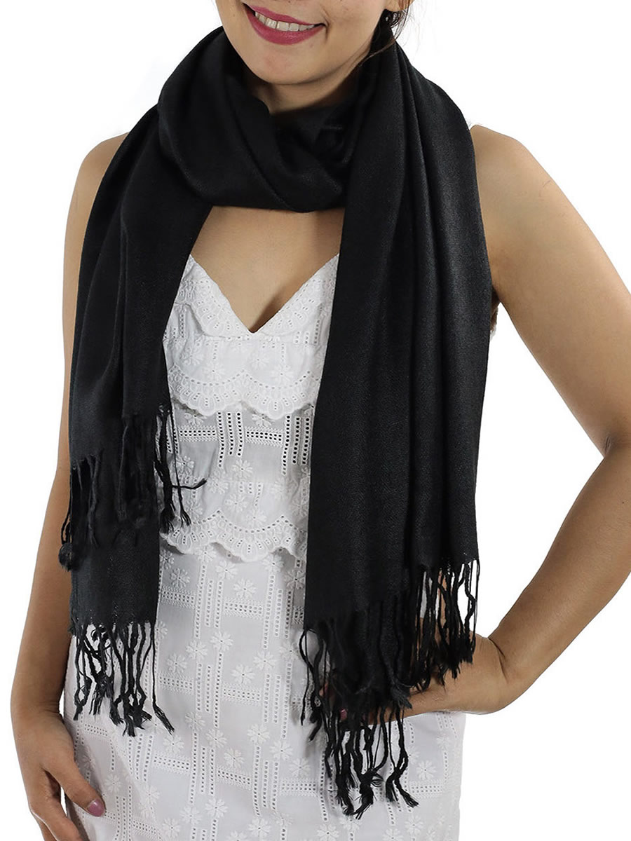Black Pashmina Scarf