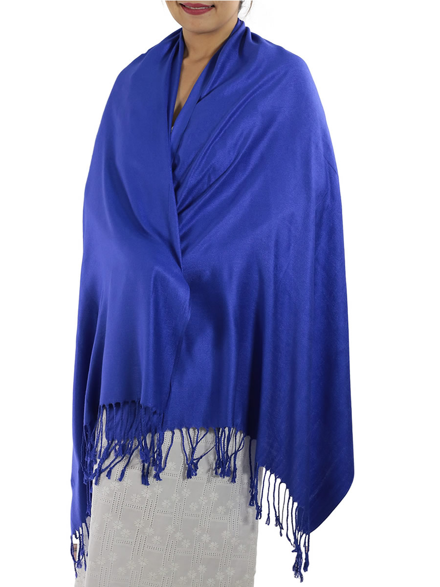 Blue Pashmina Scarf