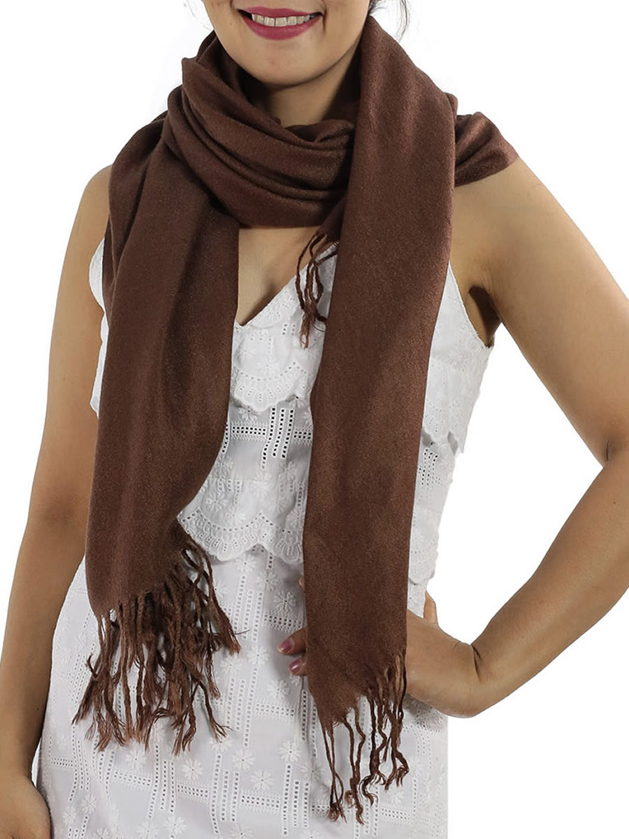 Brown Pashmina Scarf