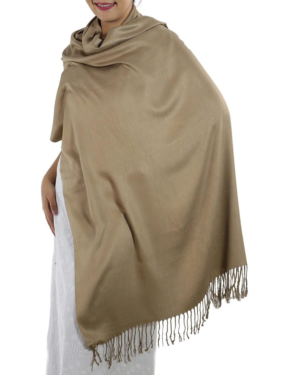 Caramel Pashmina Scarf
