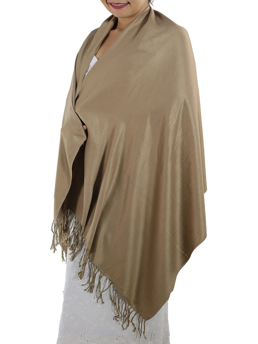 Caramel Pashmina Scarf