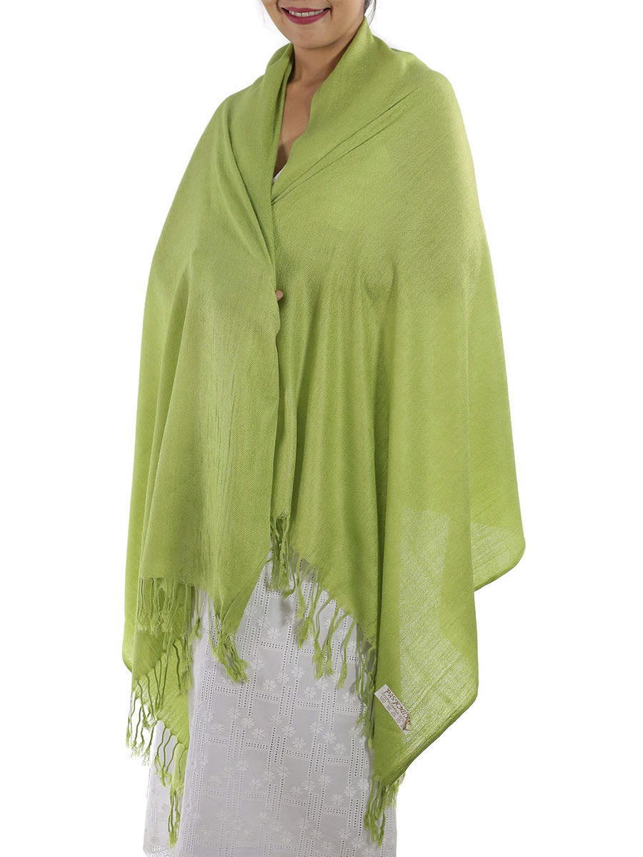 Green Pashmina Scarf