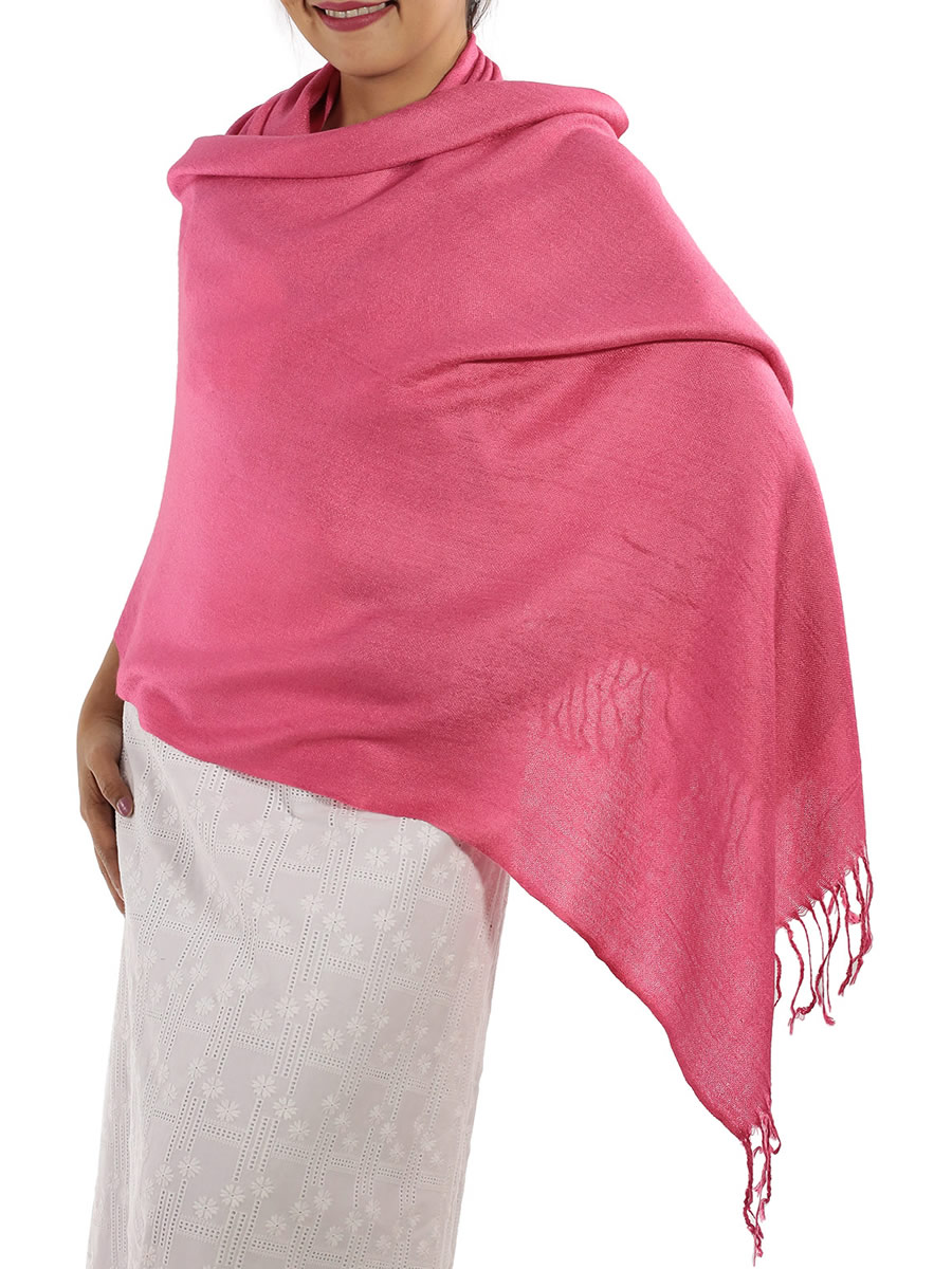 Hot Pink Pashmina Scarf