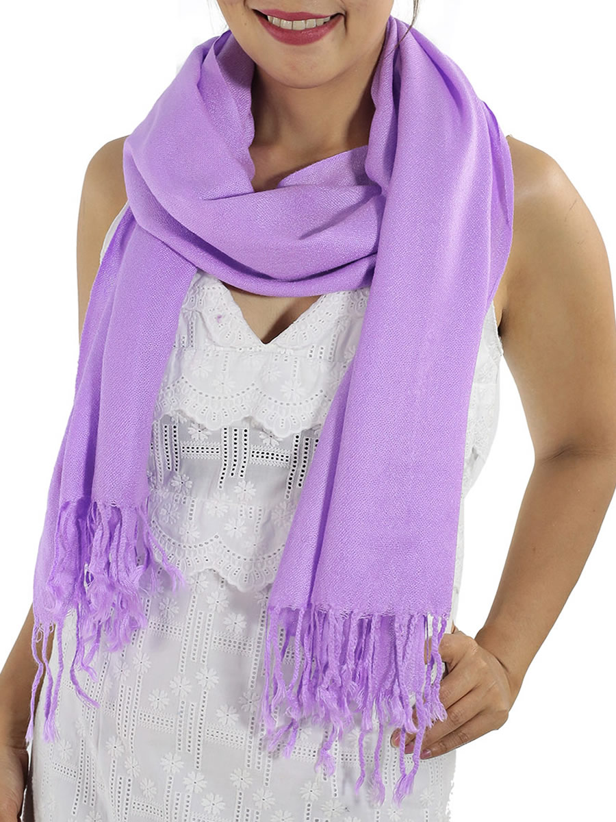 Lavender Pashmina Scarf
