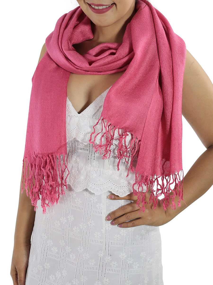 Pashmina Scarf, Light Blue: image 12