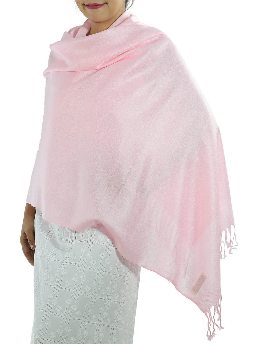 Pink Pashmina Scarf: image 3