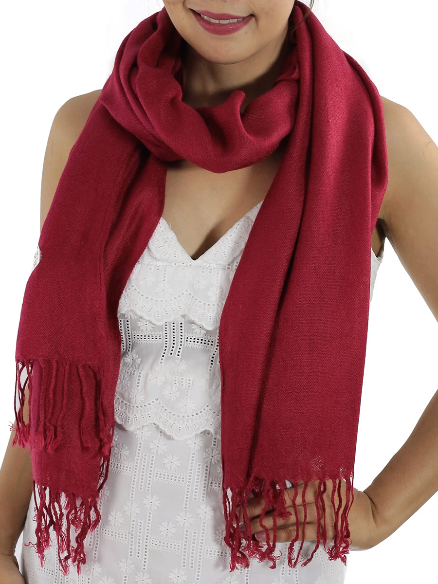 Red Pashmina Scarf
