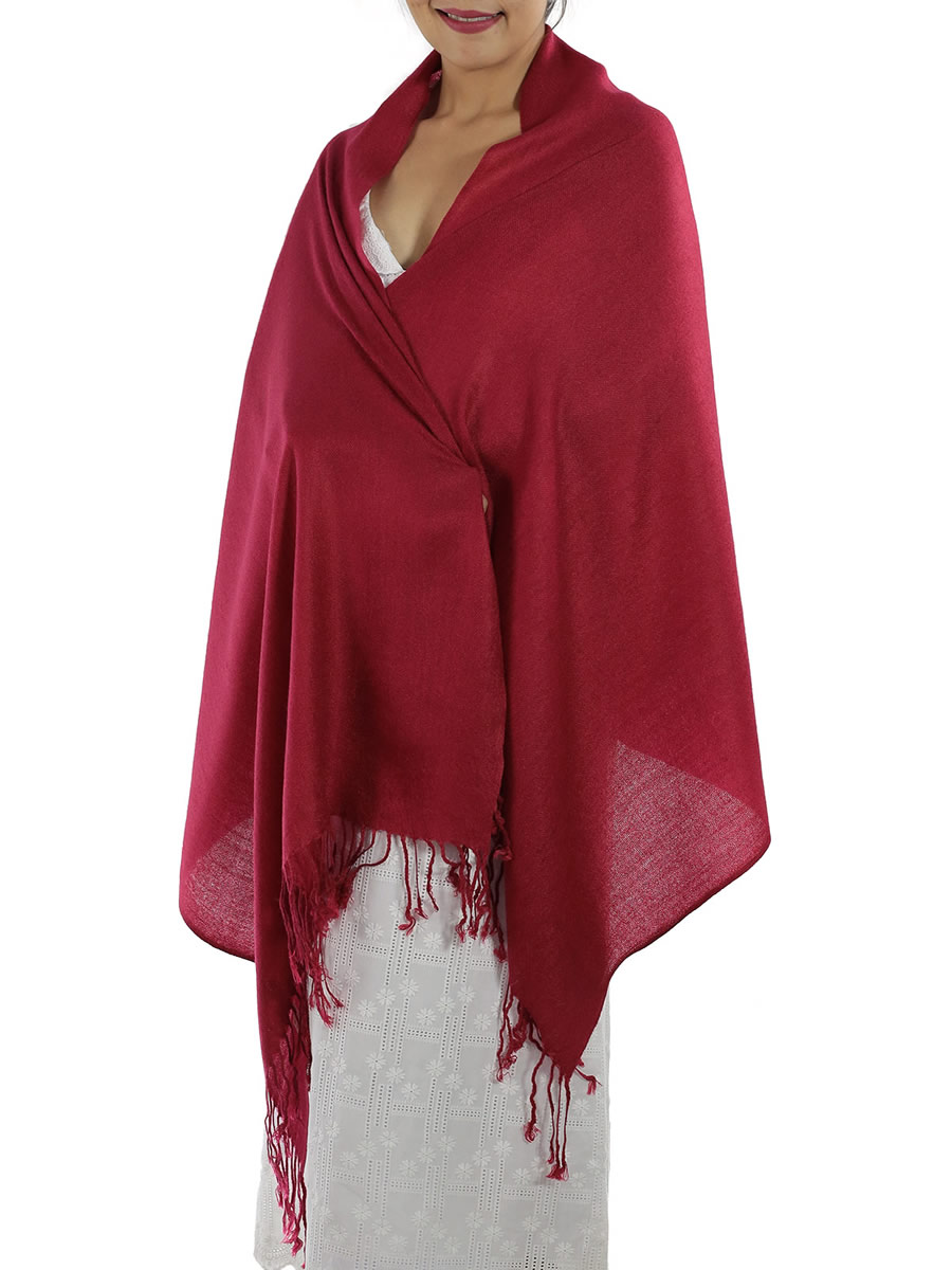 Red Pashmina Scarf
