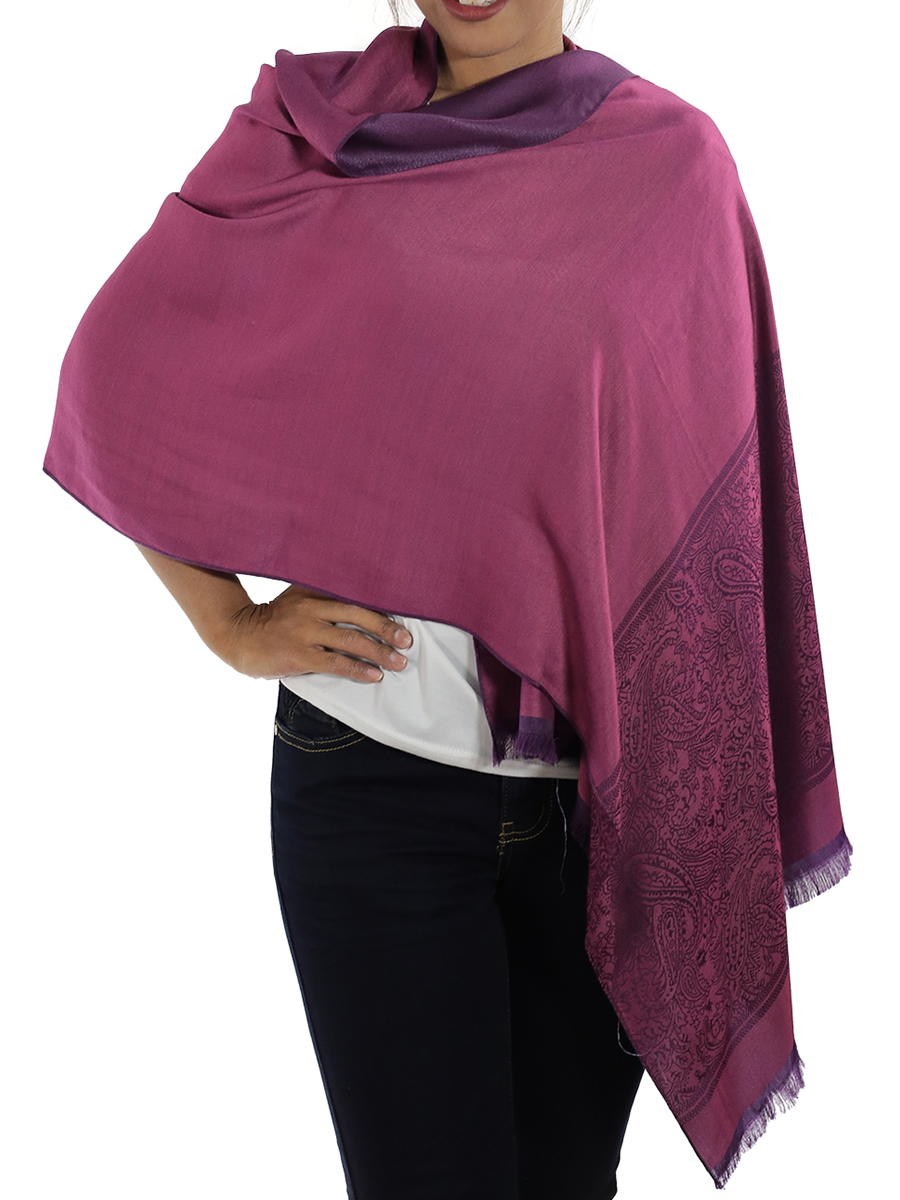 Silk Shawl, Blue: image 6