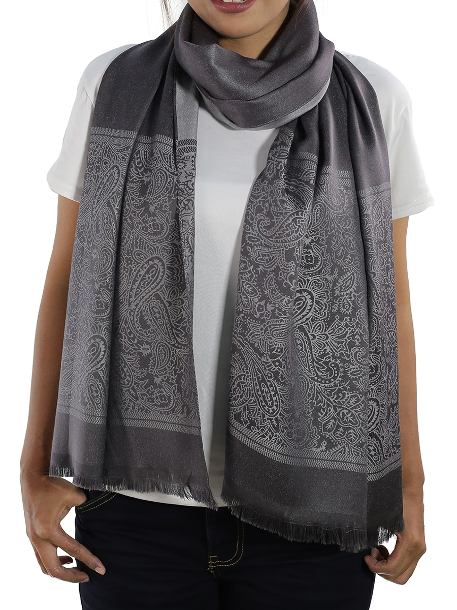 Silk Shawl, Blue: image 11