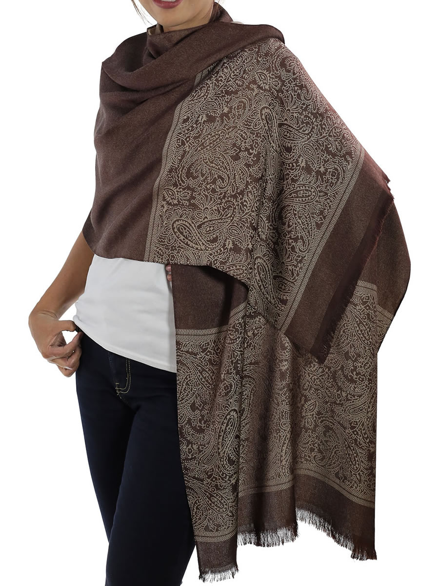Silk Shawl, Blue: image 16
