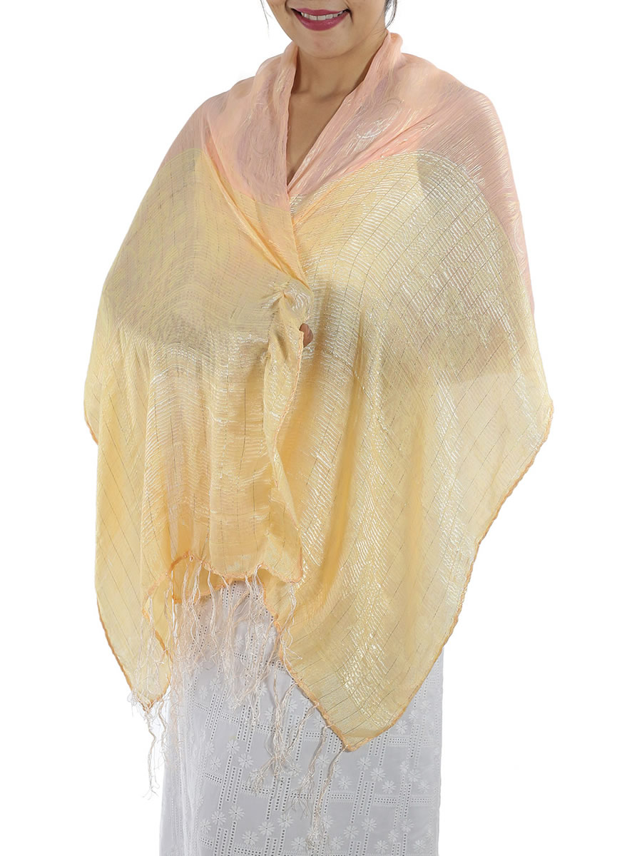 Baby Pink Silk Scarf