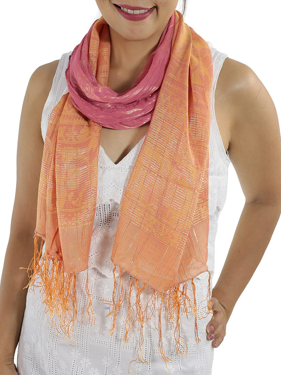 Silk Scarf, Baby Blue: image 5