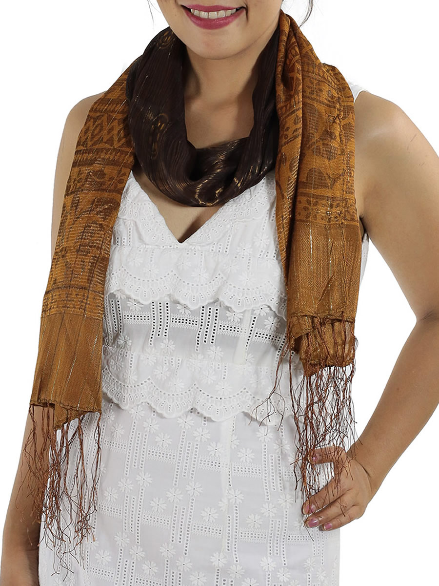Silk Scarf, Baby Blue: image 8