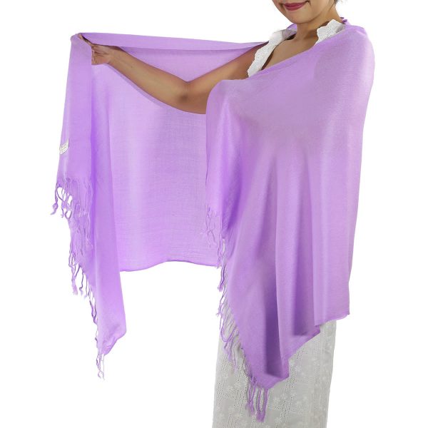 lavender pashmina scarf