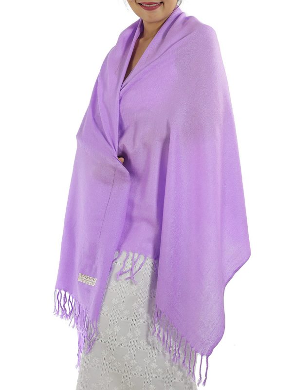 lavender pashmina shawl