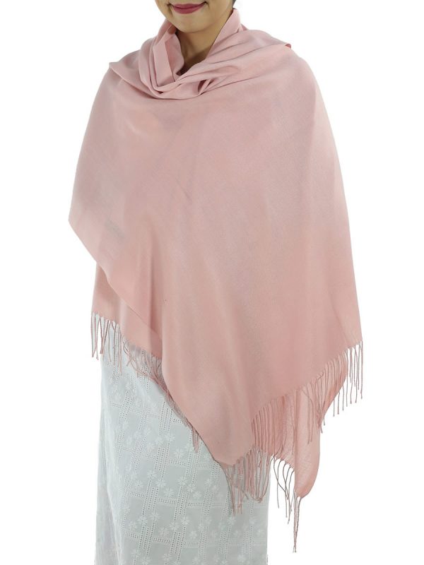 pink cashmere wrap