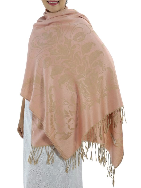 buy pink pashmina scarfs