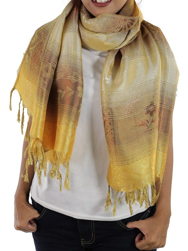 gold scarfs from thailand