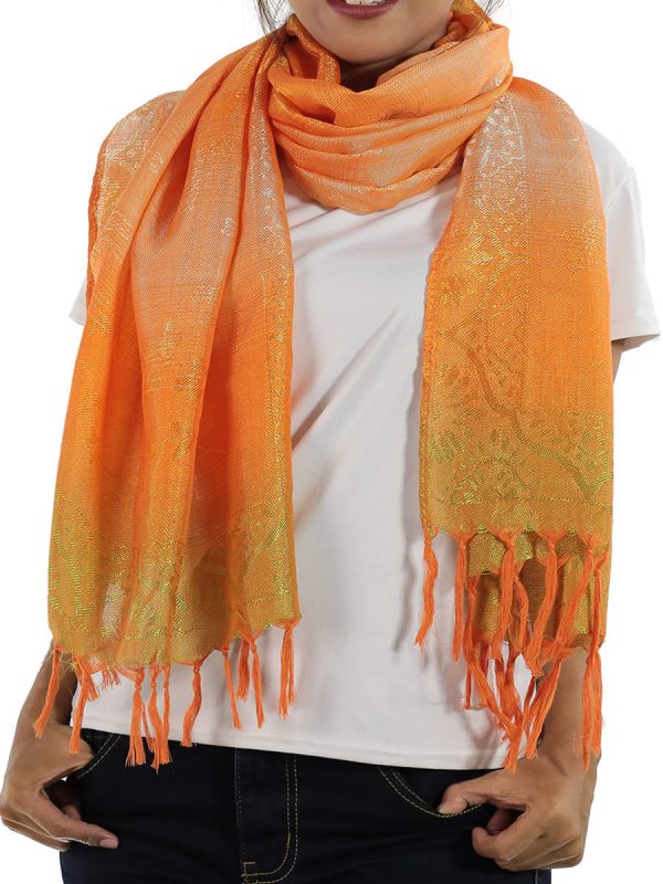 orange scarfs from thailand